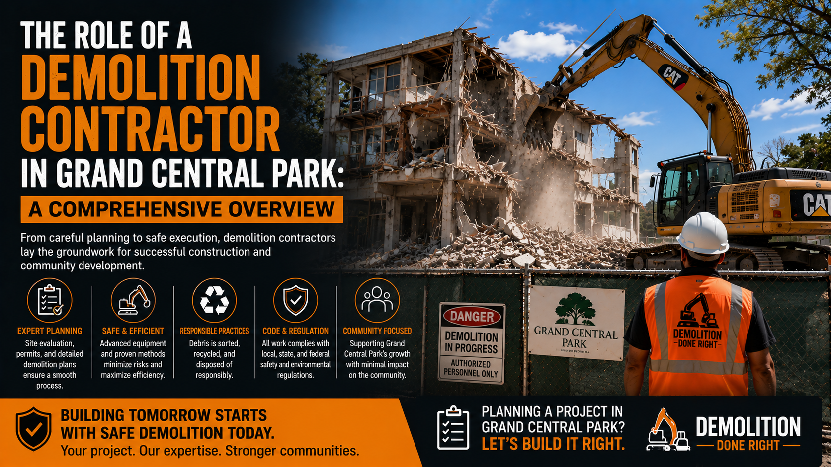The Role of a Demolition Contractor in Grand Central Park: A Comprehensive Overview